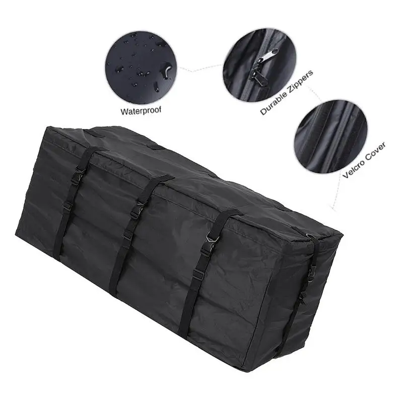 Car Roof Bag Duffel Bag Sunscreen Dustproof Waterproof 600D Oxford Cloth Outdoor SUV Foldable Self-driving Tour Equipment Bag