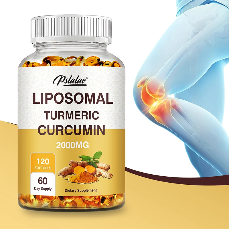 Liposomal Turmeric Curcumin-with Black Pepper-Improves Absorption, Enhances Joint Function, Antioxidant turmeric curcumin capsules