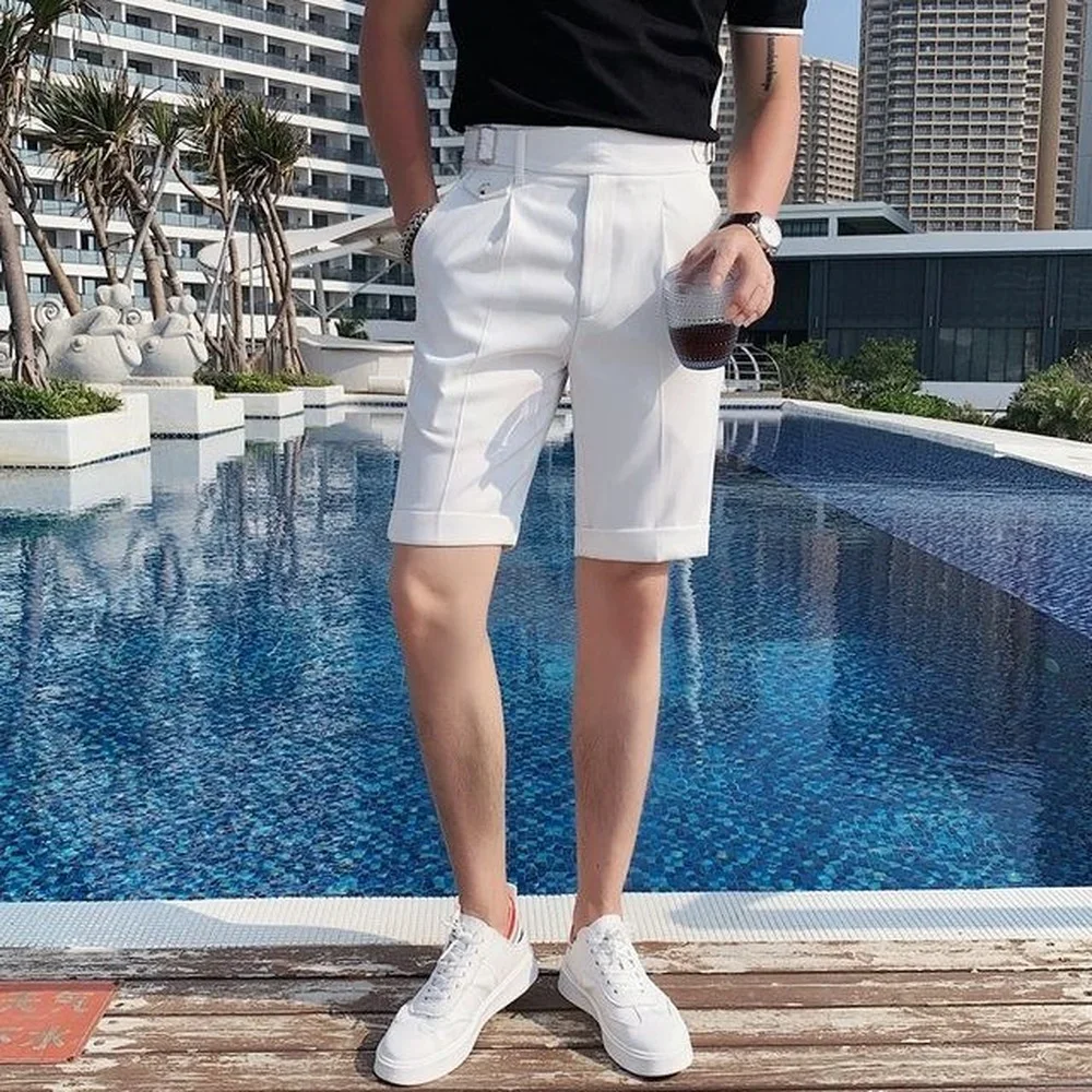 Denim Shorts Snake Patched 3754 | Mens shorts outfits, Mens pants fashion,  Mens casual dress outfits