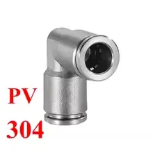 Stainless Steel Quick Release Pneumatic Push-In Air Fitting