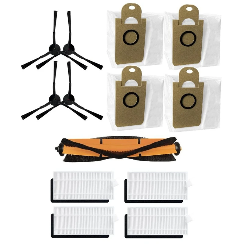 

Vacuums Spare Filters Brush Dustbags Set Replacement For Ionvac Smartclean V4 Robovac For Kyvol Cybovac S31 Vacuum Cleaner