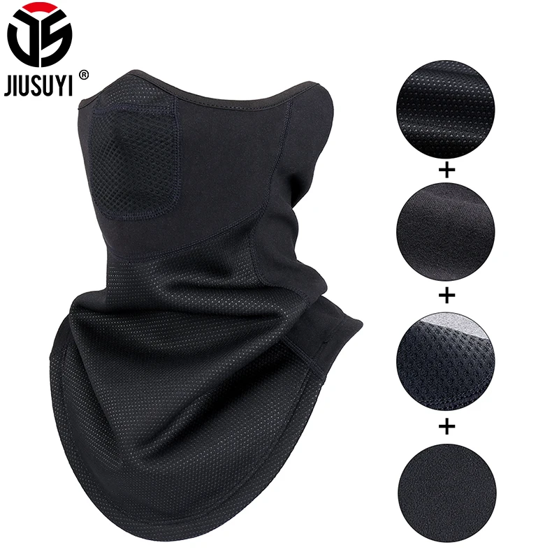 Winter Outdoor Warmer Breathable Neck Gaiter Thermal Ear Cover Tube Face Scarf Cycling Ski Snowboard Hiking Windproof Bandana