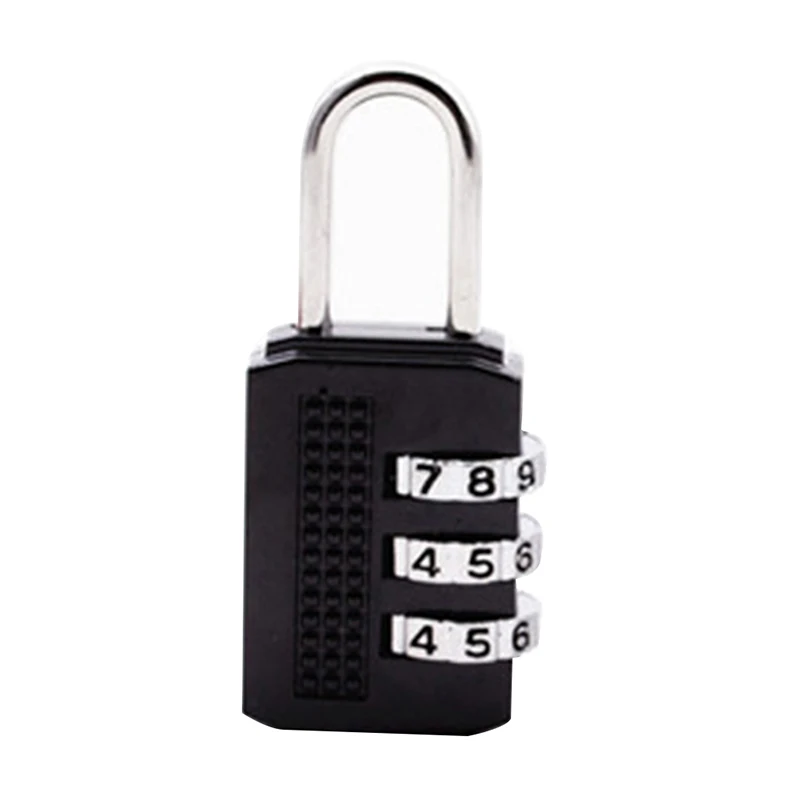 Nice 3 Digit Dial Combination Code Number Lock Padlock For Luggage Zipper Bag Backpack Handbag Suitcase Drawer Durable Locks