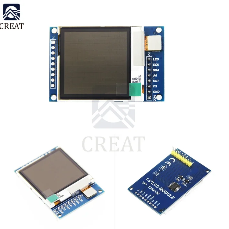 ЖК-дисплей 1 6 дюйма 130x130 TFT модуль SSD1283 последовательный интерфейс SPI 130130 ЖК-модуль