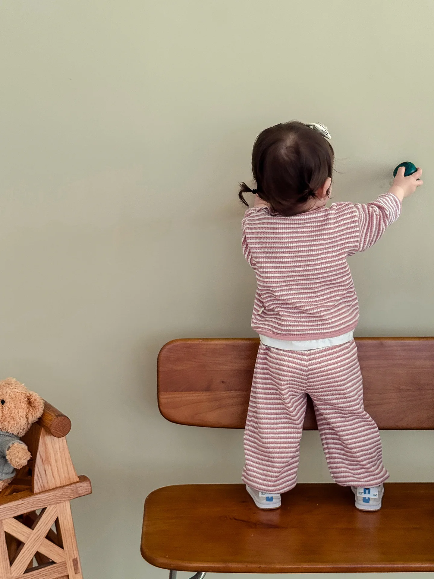 Kids Striped Hoodie and Pants Tracksuit Set for Boys and Girls