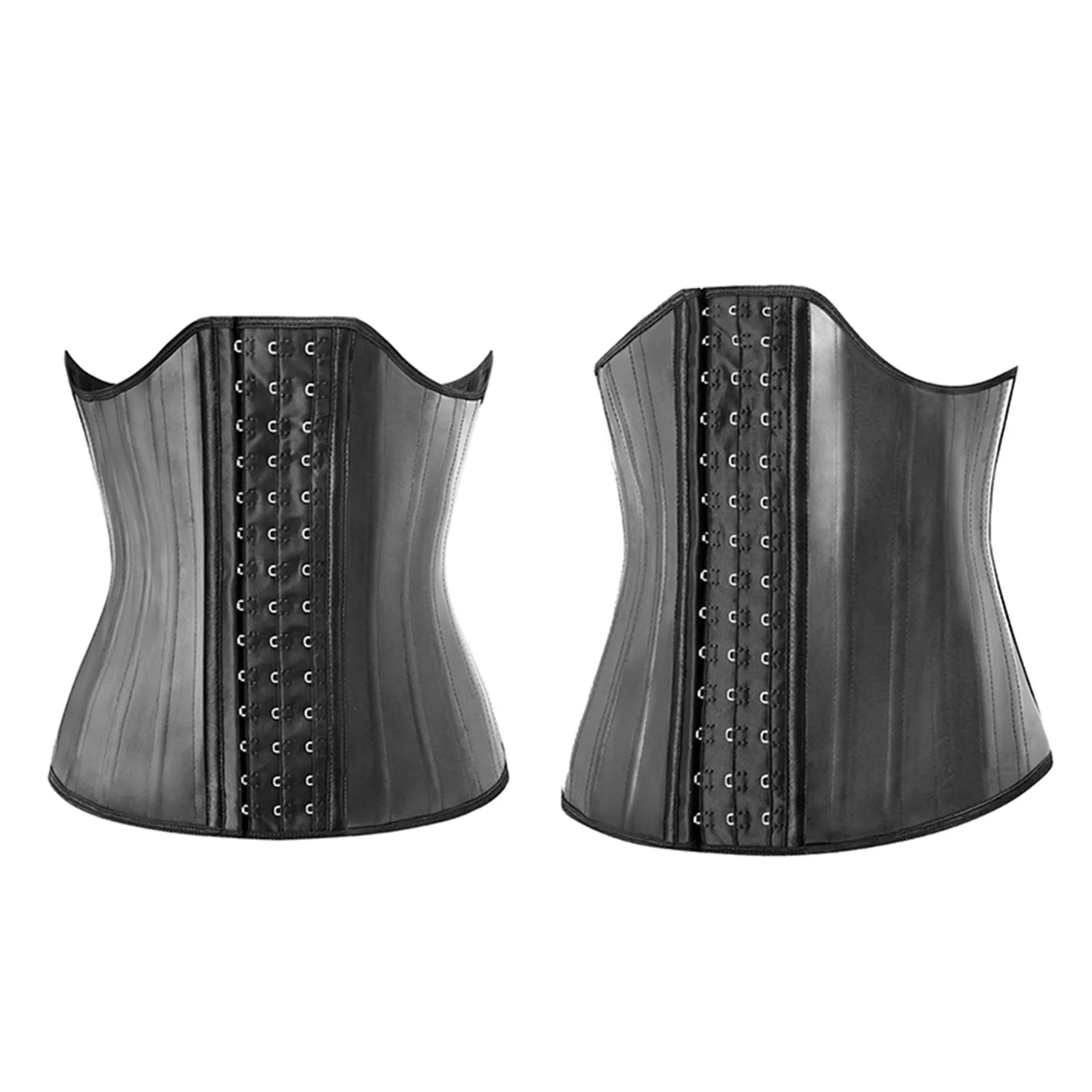 Women's Waist Trainer Corset Waist Belt Latex Support Chest Plastic