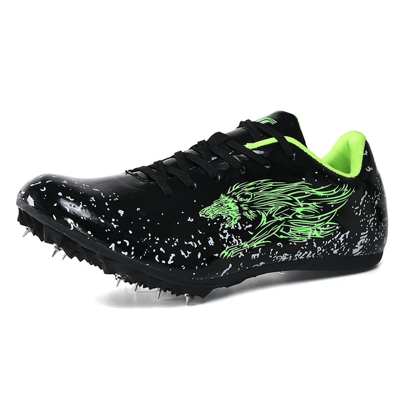 Men Women Spikes Running Shoes Unisex Track & Field Shoes Spikes Track