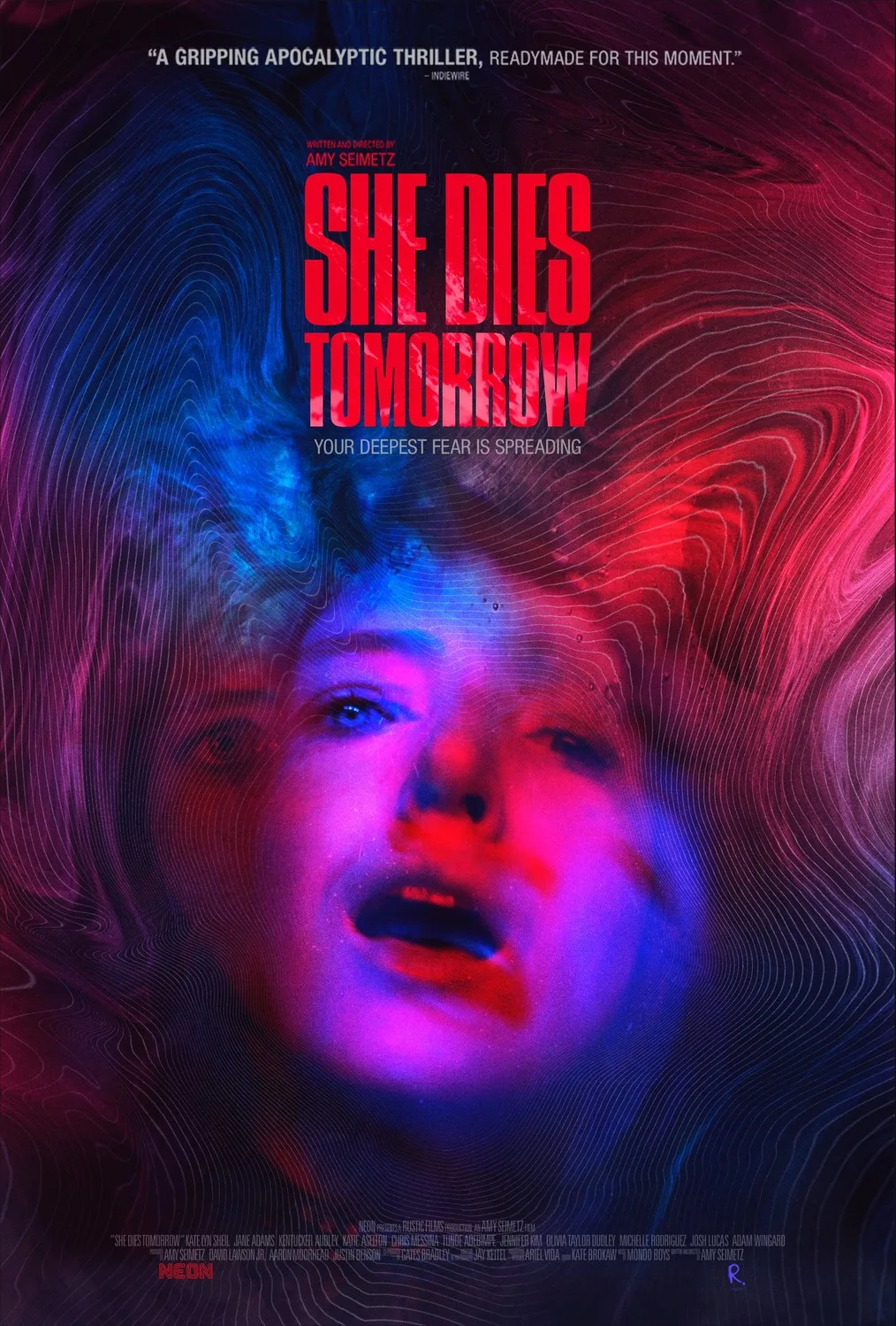 She Dies Tomorrow Movie Art print Silk poster Home Wall Decor