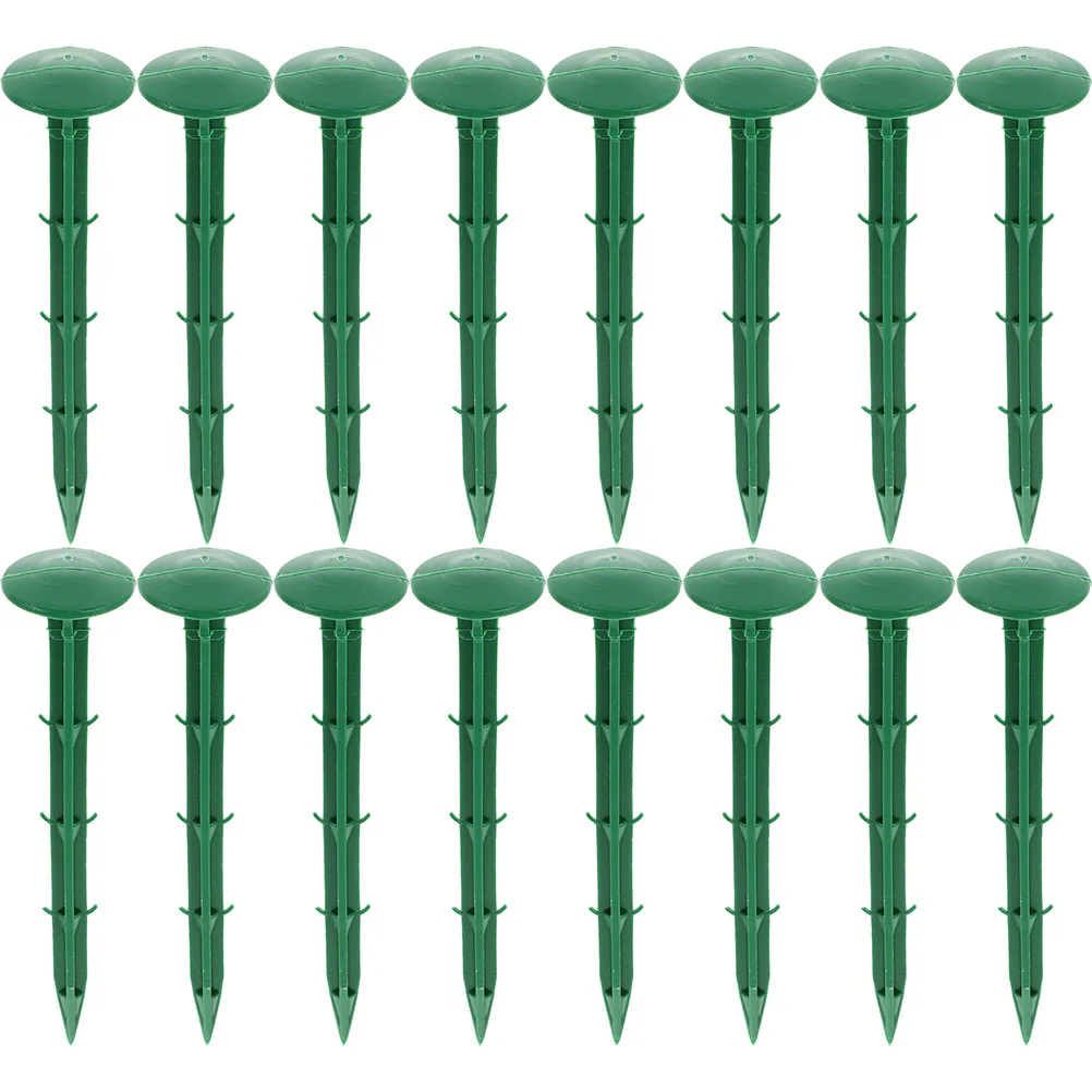 

150 шт. садовые парниковые гвозди, наземная стойка для палатки, садовые стойки для растений, искусственная спиральная садовая пластиковая фиксация