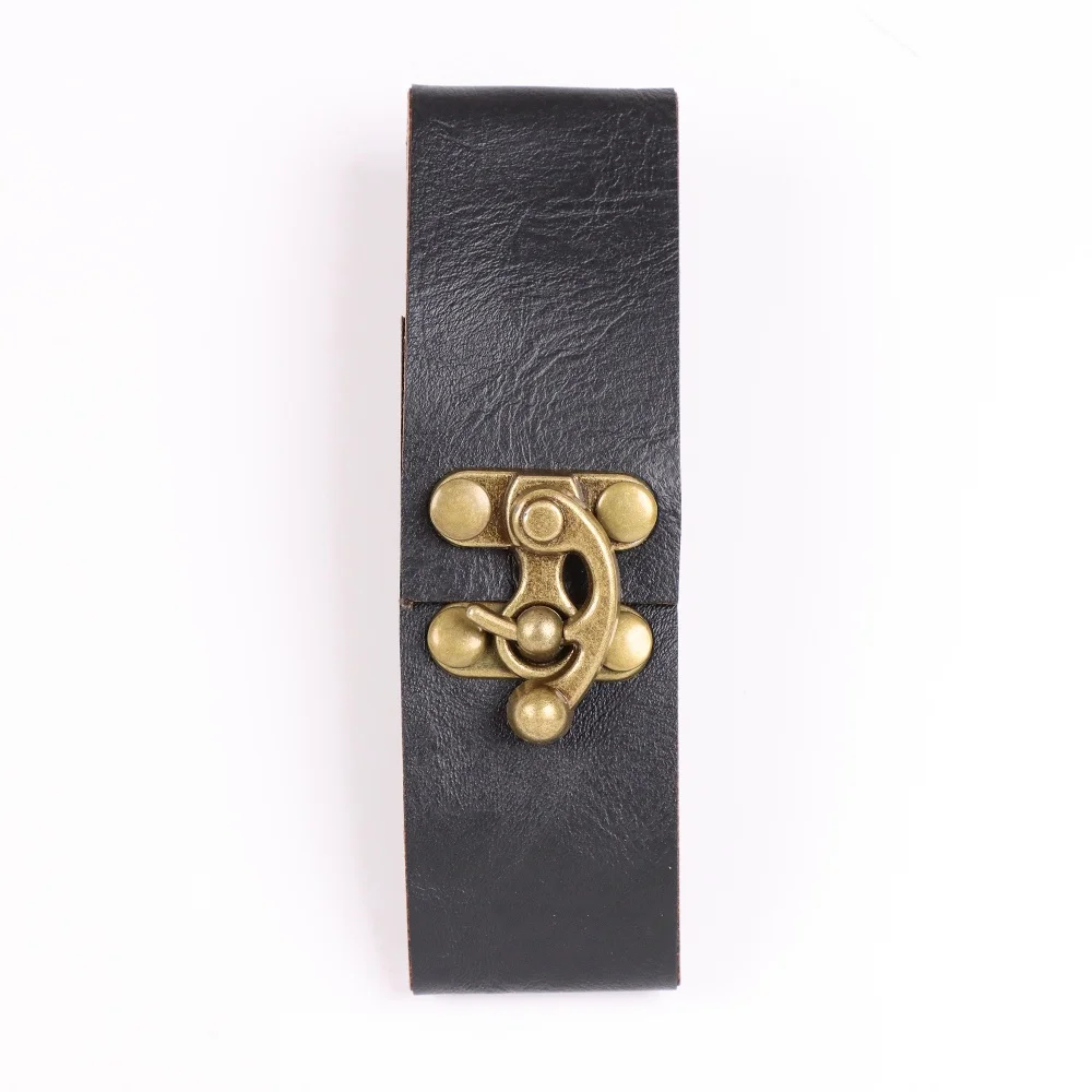 Mittelalterliche Alchemie-Fläschchen, PU-Lederarmband mit 3 Fläschchen – Kunsttrankflaschen-Zubehör für Renaissance-Fästen und Cosplay-Gürtel – Detail 16