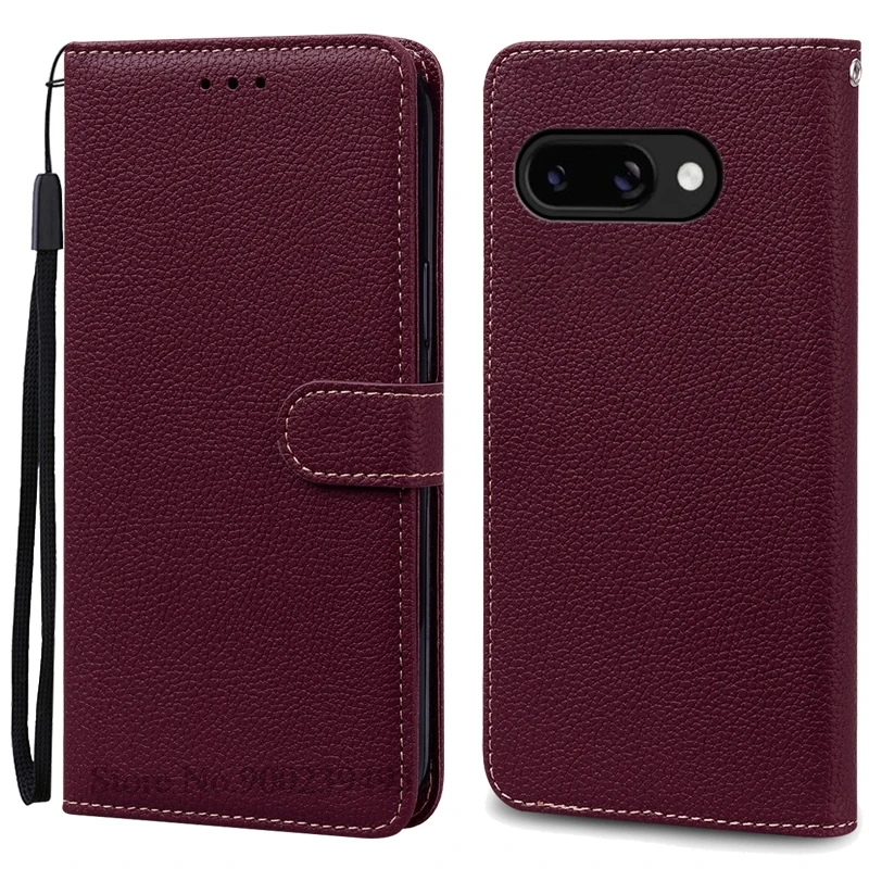 Premium Wallet Flip Leather Cover - Shockproof Book Style Case in Elegant Design