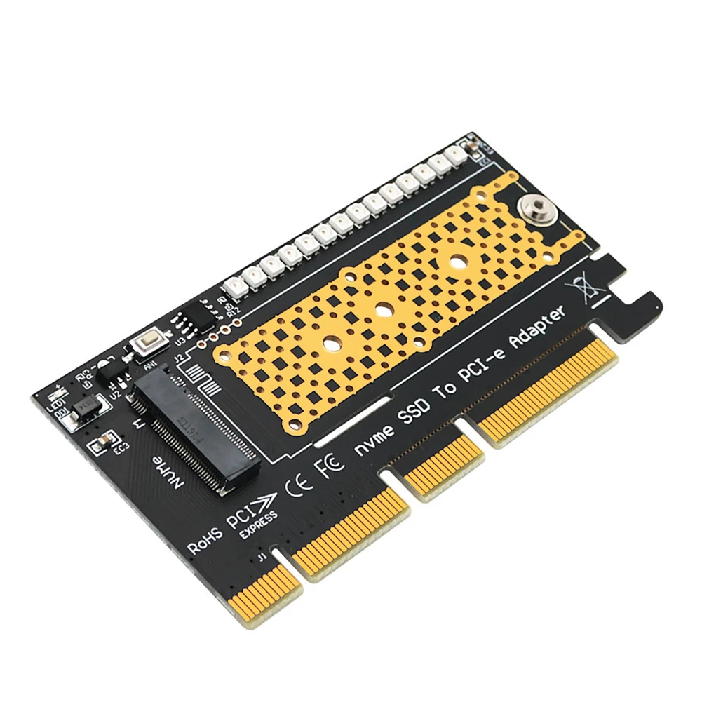 M.2 NVME SSD PCI E Black Aluminum Heatsink Colorful Flash Card PCI Express  4X/8X/16X Slot Expansion Card| | - AliExpress