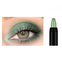 Bâton de crayon de fard à paupières noir foncé fumé, imperméable, nacré, mat, paillettes métalliques, surligneur, outil de maquillage 3