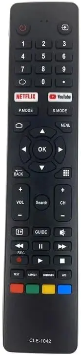 ALLIMITY Sostituisci Telecomando adatto per Polaroid TV MSDV3233-U3 P22D100 P32D100 P50D100 MSDV3233U3 SHDV2211-I1-D0 MHDV3911-S7 SHDV2411-I1-D0 SHDV2811-1D0 SHDV3211-1D0 SSDV1911-11-D0 SSDV2311-I1-D0