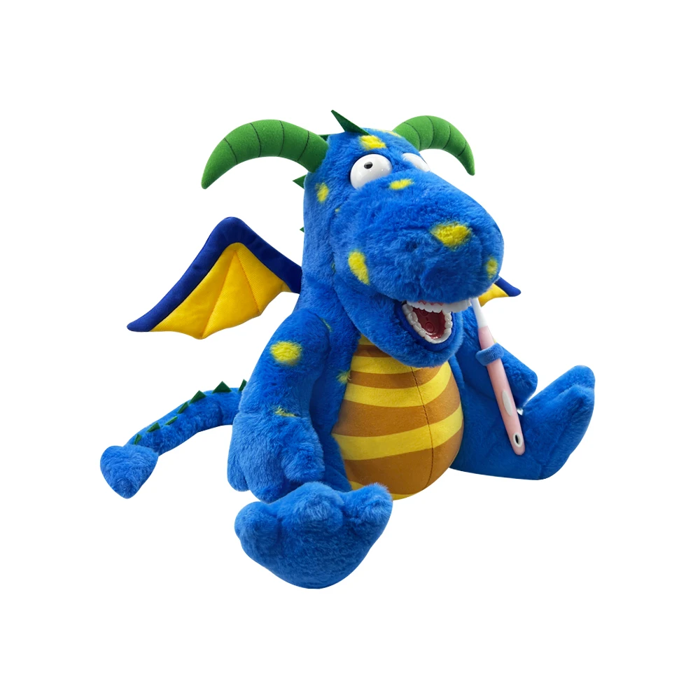 لعب ديناصور أفخم الأسنان مع نموذج الأسنان ، فرشاة...