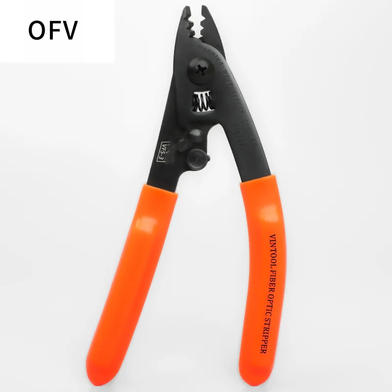 OFV VFS-3 Three-port Fiber Optical Stripper Pliers Wire Strippers for FTTH Tools Optic Stripping Plier Tool