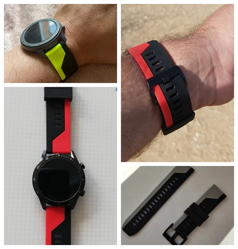 Silicone Strap for Smartwatch - 20mm/22mm Wristband Bracelet