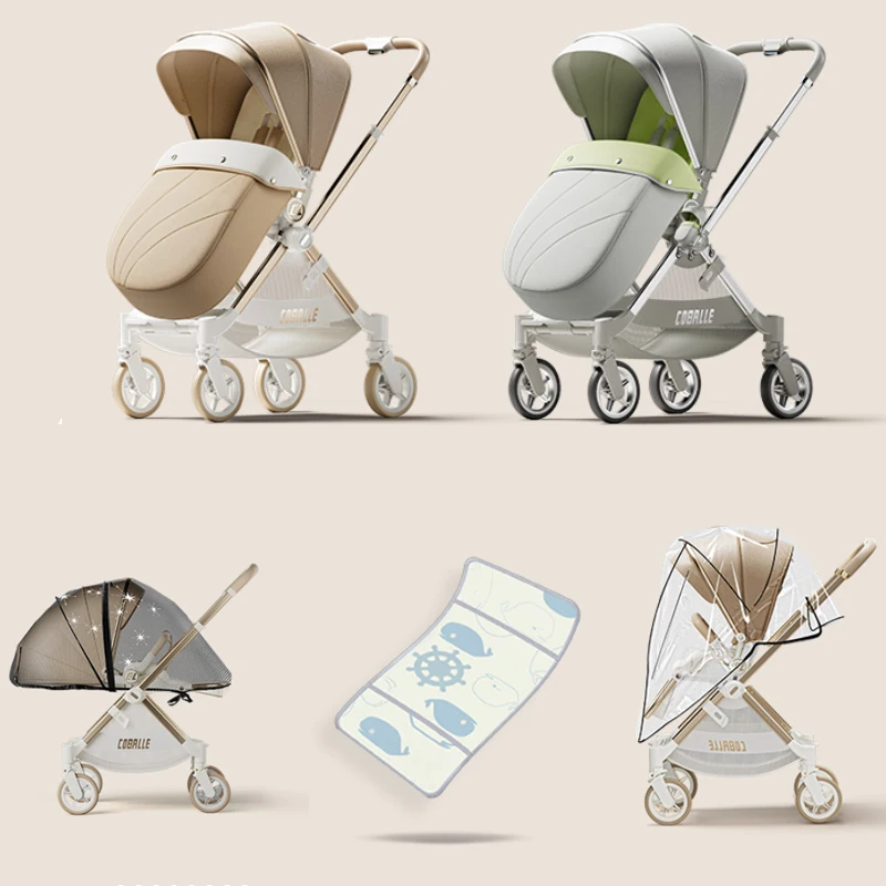 Premium Ergonomic Stroller with Smart Reversible Seat &ndash; Luxury Design and Comfort
