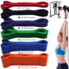 208cm Elastic Band for Fitness Resistance Crossfit Pullup Gym Body Building Musculation Training Workout Tube Fitness Equipment 5