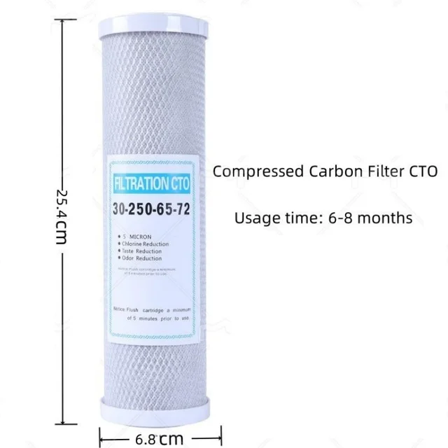 ตัวกรองเครื่องกรองน้ํา 7 ชิ้นเข้ากันได้กับการเปลี่ยนไส้กรอง RO-600G 3