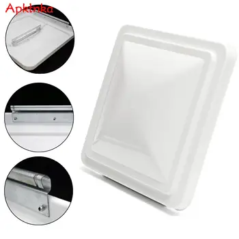 White RV Roof Vent Lid Cover For Caravan Motorhome Camper PP Plastic Air Ventilation Cover Replacement Kit Car Accessories Auto Interior Part