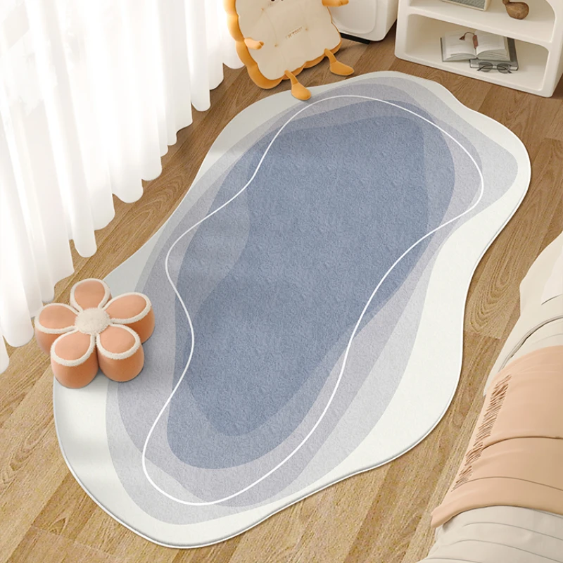 

Modern Simple Bedroom Bedside Plush Carpet Home Living Room Decoration Carpets Light Luxury Study Cloakroom Soft Non-slip Rug