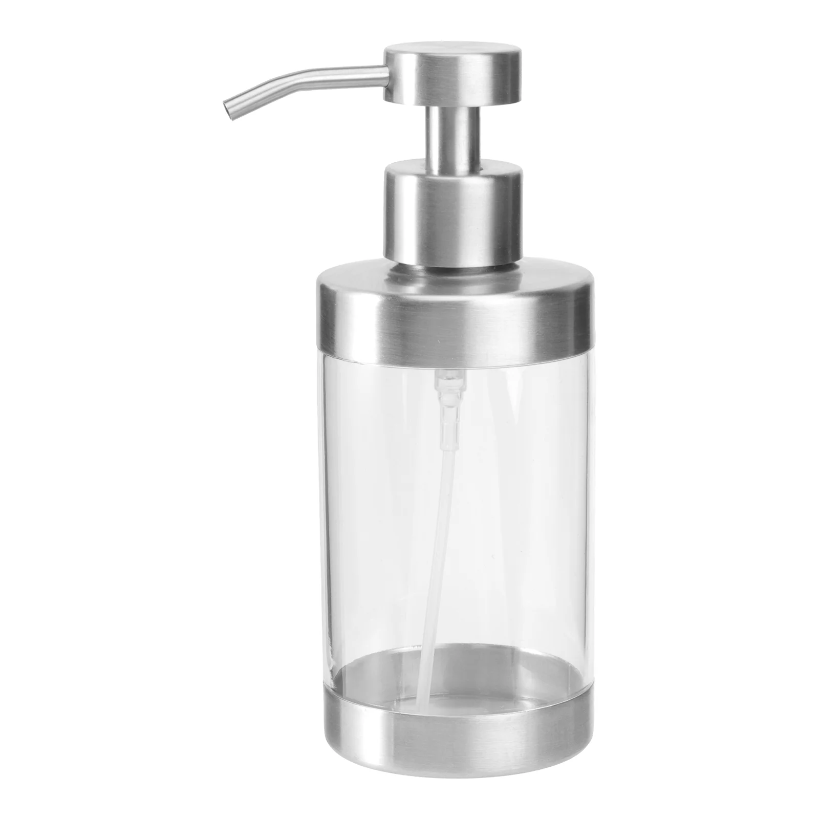 

304 Stainless Home Soap Dispenser Liquid Steel Pump Clear Dropshipping Bathroom