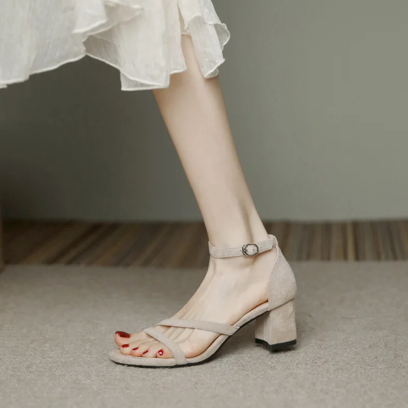 

HH981 French summer fairy style gentle high heels