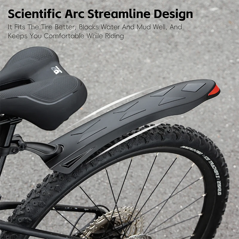 Bicycle Reflective Free Adjustment Splash Fenders Universal Mud Flaps for 26-27.5 Inch Bicycle bicycle fender