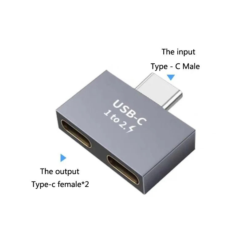 USB C 스플리터 허브 컨버터 어댑터 타입 C 커플러 익스텐더 연장 커넥터 USB C 기기용