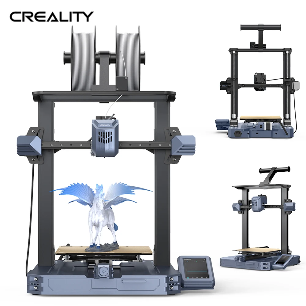 Stampante 3D Creality Cr-10 Se 600 Mm/S Velocità Di Stampa Guide Lineari A X E Y-Axis Sprite Estrusione Diretta Livellamento Automatico A Mani Libere