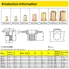 Rivet Nut Tool Drill Adapter M3 M4 M5 M6 M8 M10 Simple Installation Electric  Manual Cordless Riveter Metal License Plate 2