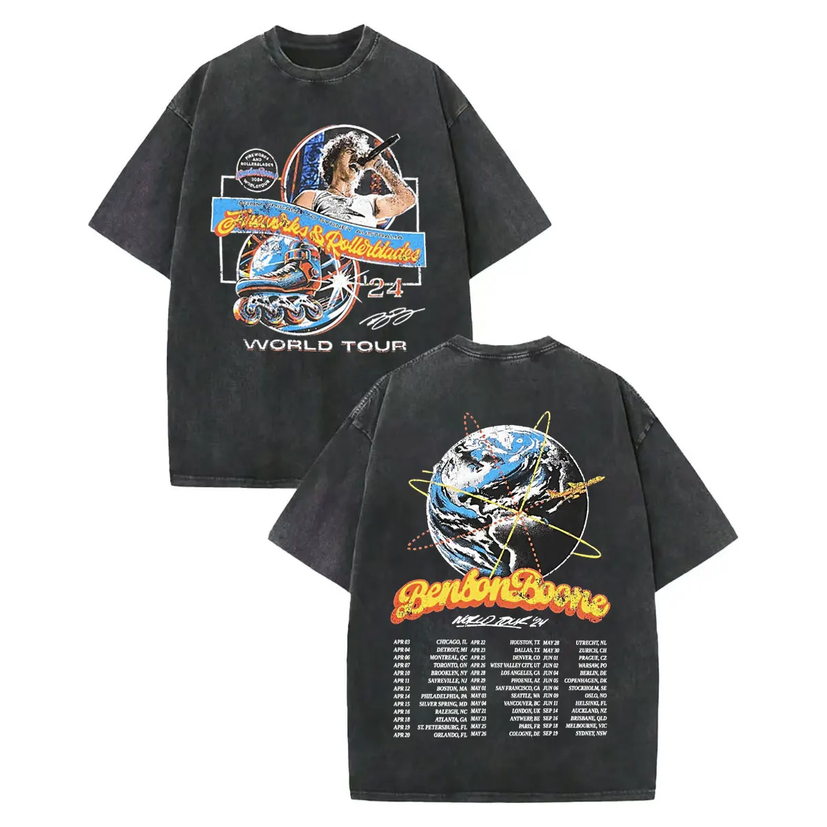 Benson Boone アメリカンハート Tシャツ Lサイズ Benson Boone Tシャツ