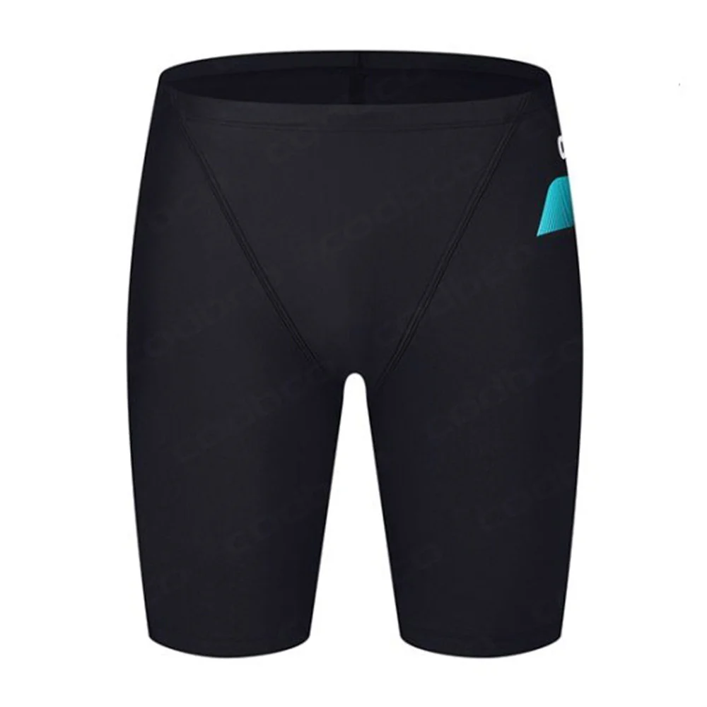 Summer Men's Swim Jammer Swimsuit Swimming Trunks Shorts Beach Tights Swim Pants Quick Dry Sports Running Surfing Diving Shorts