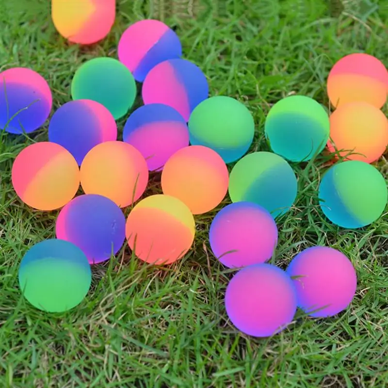 Rubber Ball Bouncing Ball Jumping Rubber Ball 32mm Jumping Balls Children 12pcs Aliexpress