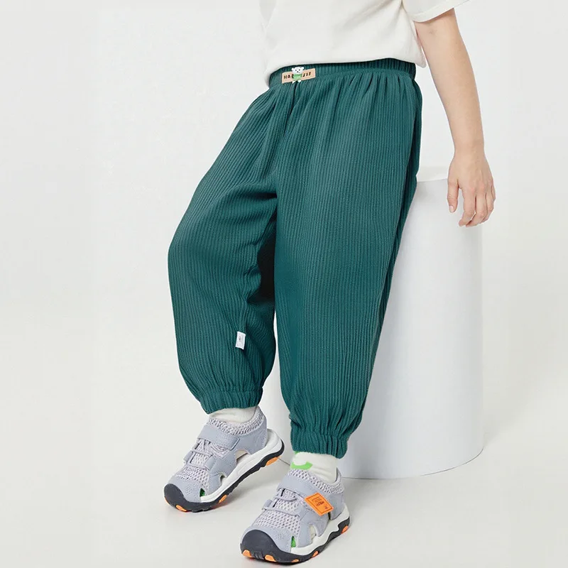 جديد ربيع الخريف الاطفال Sweatpants الصغار الصلبة فضفاضة تناسب العصرية بنين بنات السراويل الترنك 1-6Y الأطفال السراويل الصبي الملابس