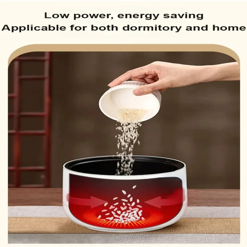 Stiddy Bear Rice Pot Compact Cooker Rice cooker rice cooker small office rice cooker gift 220V/110V 5