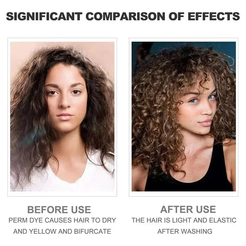50ml Hair Volumizing Cream Anti-Frizz Bouncy Resilient Enhancer Styling Lotion Natural Wavy Wigs Styling Hair Conditioner 6