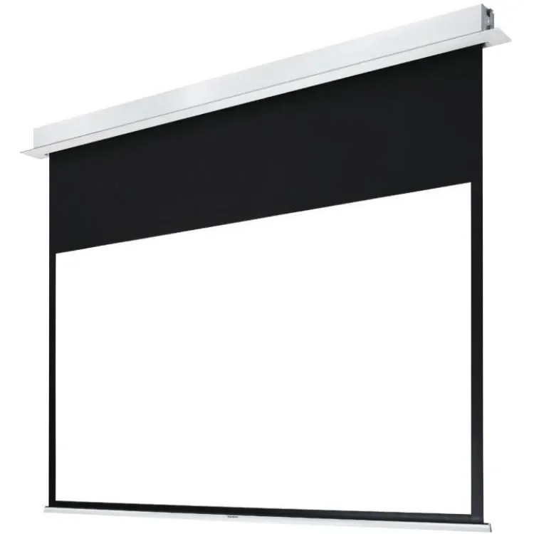 

square case Electric Motorized 100 inch 16:9 projector screen of projection