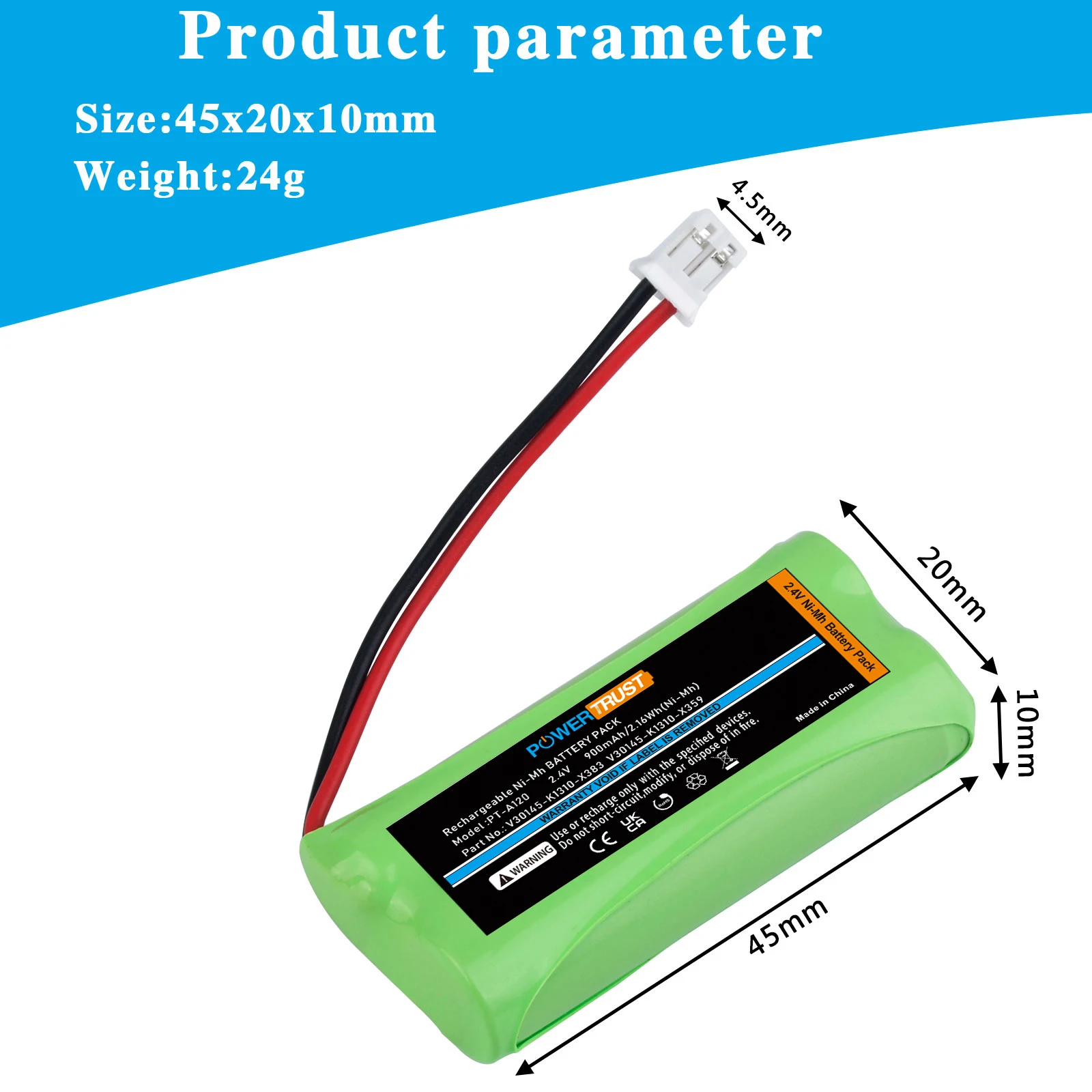Аккумулятор 900 мАч для Siemens Gigaset A120 AL14H A265 A140 A260 AL145  A160 AS14 A14 A26 A240 A165 A12 AL110