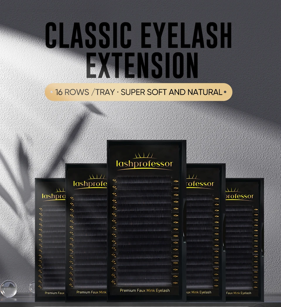 Aguud 5-25mm 16 Reihen Alle Größen Einzelne Wimpernverlängerung B J C D CC Matt Professionelle Weiche und Natürliche Make-up Premium-Wimpern – Detail 22