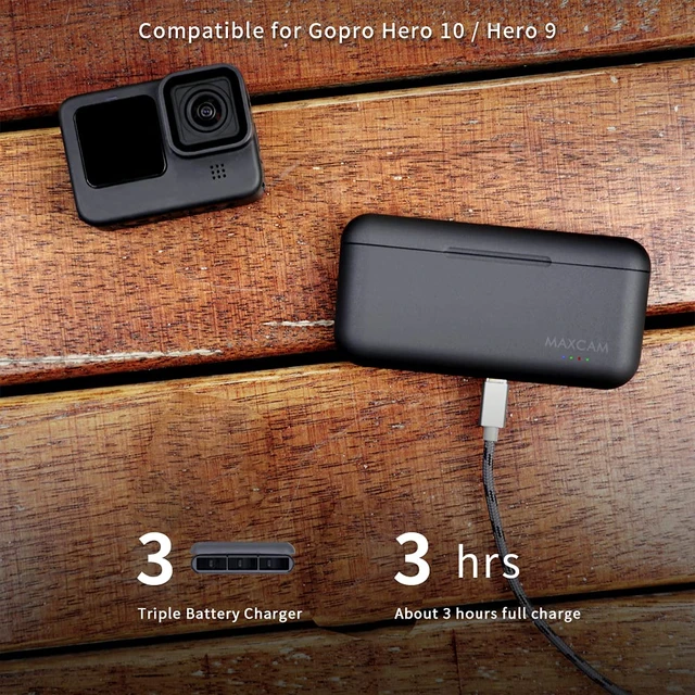 Chargeur de batterie externe pour Gopro Hero 3