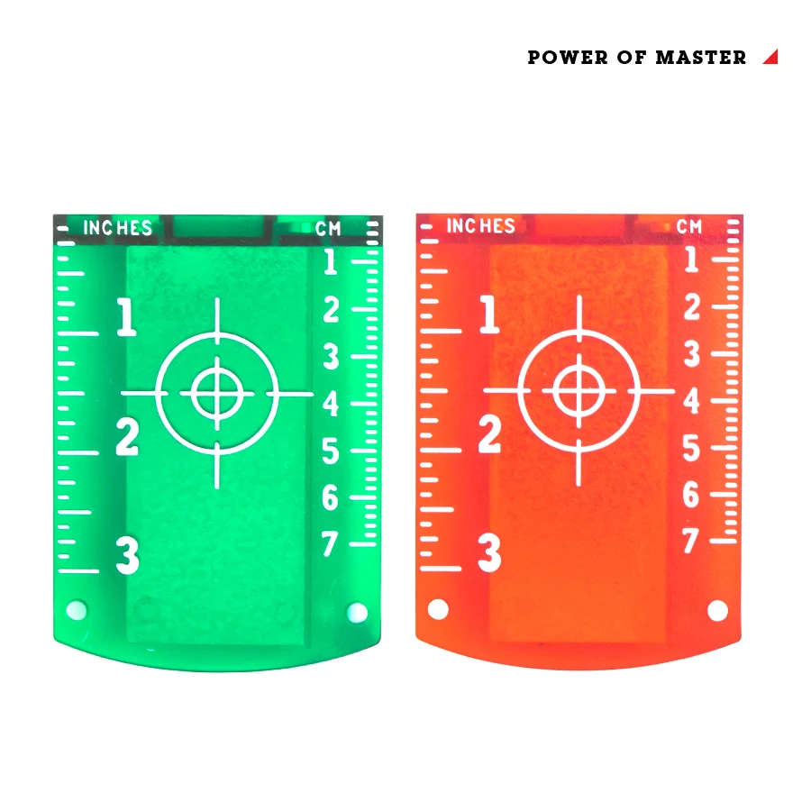 HILDALaserLevelTargetBoardRedGreenLineBeamDistancePlate