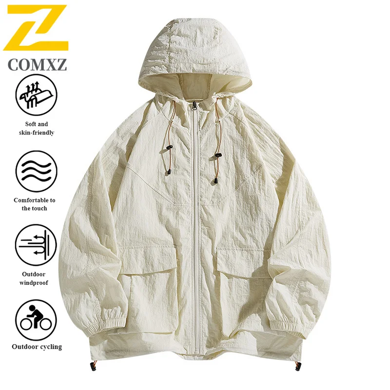 Summer Outdoor UV Protection Jacket UPF50+ Ice Silk Waterproof Skin Coat Ultra Lightweight for Fishing Hiking Camping Travel2025