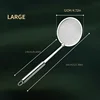 1pc Fat Skimmer Spoon, Stainless Steel Fine Mesh Skimmer, Strainer Spoon For Removing Grease Fat And Foam, Kitchen Tools 6