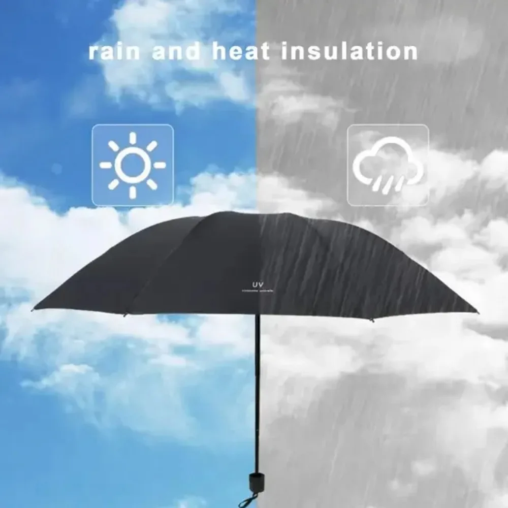 Umbrellas Sun umbrellas Cartoon rain and sunny manually folded student portable umbrellas Sunshade accessories Outdoor equipment - 6