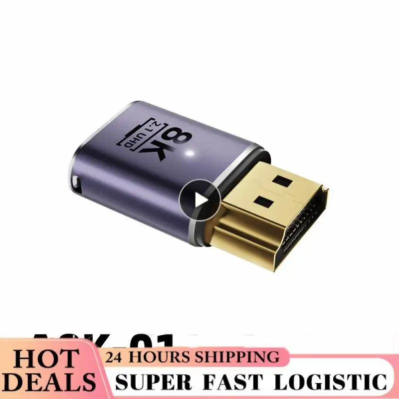 

1PCS 2.1 Cable Adapter Male to Female Cable Converter for HDTV PS5 Laptop 4K Extender Female to Female