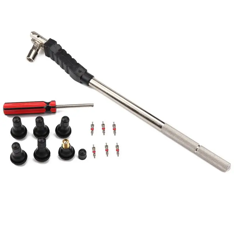 

Stem Install Tool Tire Tools For Car Truck Tire Stem Tool Include 6 TR412 6 Core 1 Core Installation Tool 1 Puller