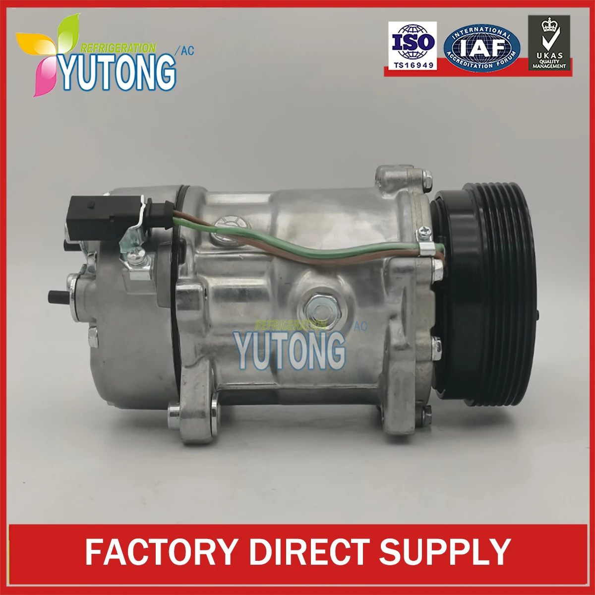 Compressore Sanden 4255 Sd7V16 Per Volkswagen Bora 1.8 Golf 1.4 Caddy Audi A3 1 J0820803F 1J0820803K 1 J0820803L 1 J0820803A