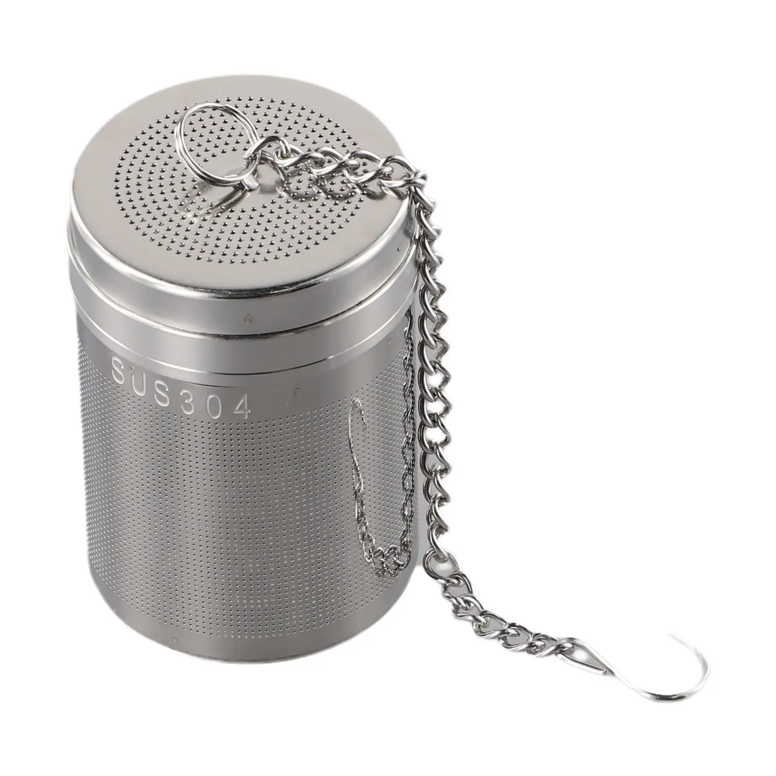

New Stainless Steel Tea Infuser Locking Spice Leaf Tea Ball Strainer Mesh Tea Filters Home Kitchen Parts Hanging Teapot 3 Size